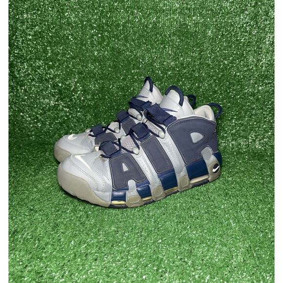 Nike Air More Uptempo 96 Retro Mens Size 12 Georgetown Cool Grey Navy 921948-003 - Picture 3 of 9